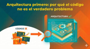 Arquitectura primero: por qué el código no es el verdadero problema