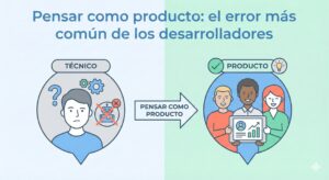 Pensar como producto: el error más común de los desarrolladores